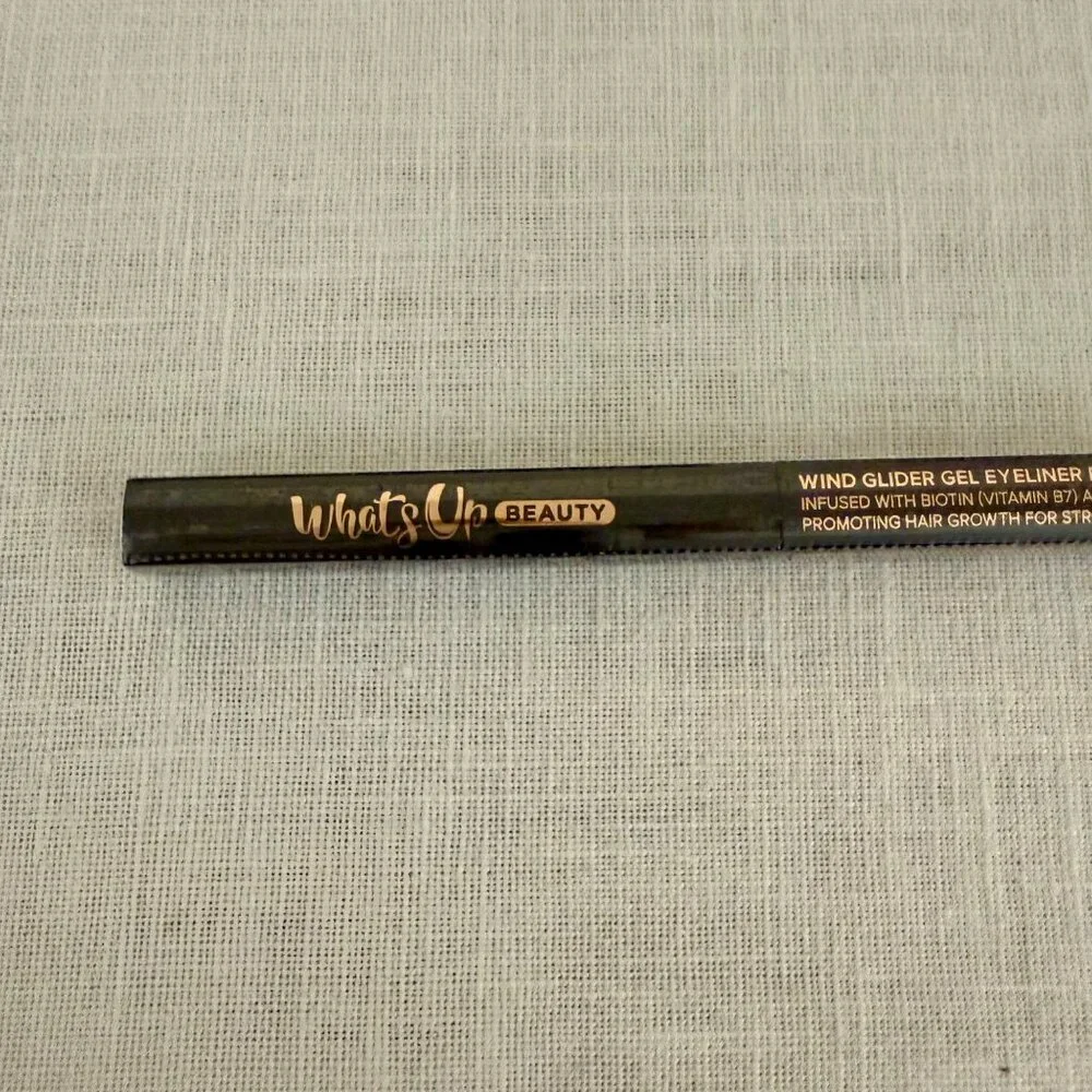 Whats Up Beauty Wind Glider Gel Eyeliner 01 Black Vegan Clean Retractable Pencil